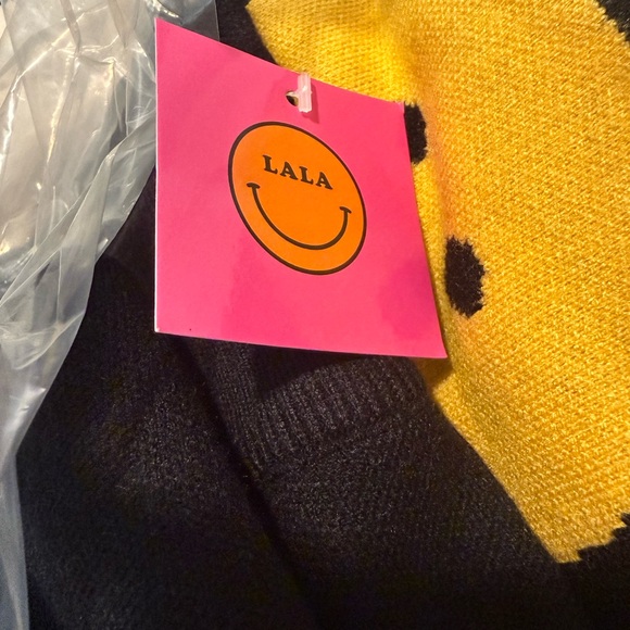 Dressed In Lala Have Fun Oversized Smile Knit - L - Picture 4 of 6